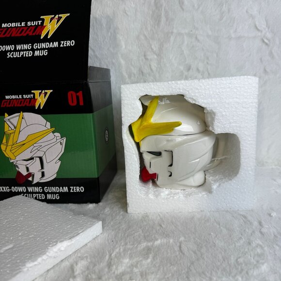 Gundam Wing Zero Sculpted Ceramic Mug new in box Themed LootCrate Exclusive - Picture 3 of 5